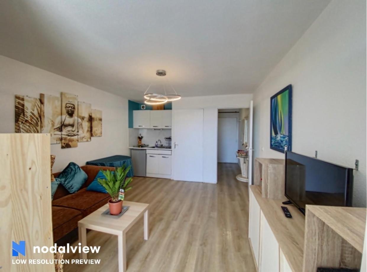 Apartamento Les Pieds Dans L'Eau Canet-en-Roussillon Exterior foto